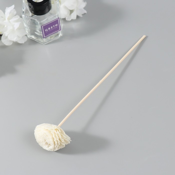 Палочки для аромадиффузора из ротанга "Белые цветы" набор 9 шт