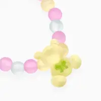 Браслет детский Выбражулька &laquo;Мишка&raquo;, d=6 см. бусины, разноцветный