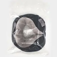 Подушка для путешествий бархатная формовая "Недоступен", черная