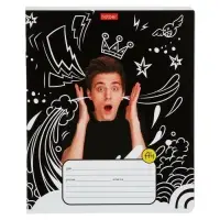 Тетрадь 12 листов в клетку Calligrata &laquo;Влад Бумага&raquo;, обложка мелованный картон, МИКС