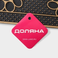 Коврик придверный Доляна &laquo;Лапка&raquo;, цвет МИКС