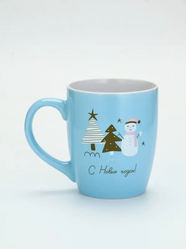 Кружка керамическая новогодняя &laquo;С новым годом!&raquo;, 690 мл
