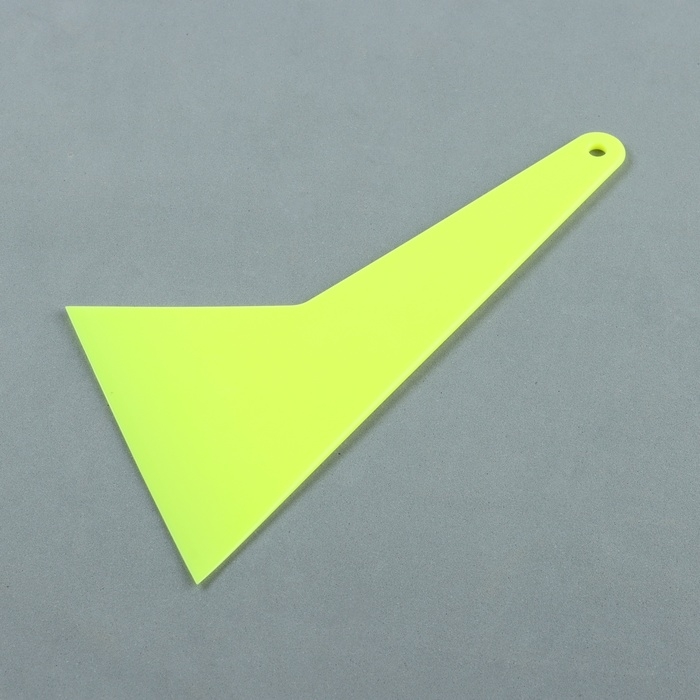 Шпатель для плёнки, 22.5&times;11.5 см, жёлтый