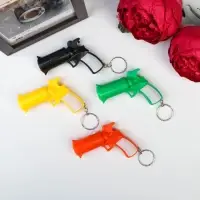 Фонарик брелок для ключей на кольце &laquo;Пистолет M-56&raquo;, светит, 5.5&times;7.5&times;2 см, МИКС