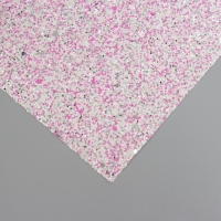 Лист для творчества иск.кожа "Блёстки" бело-фиолетовый лист 33х20 см толщина 1,6 мм