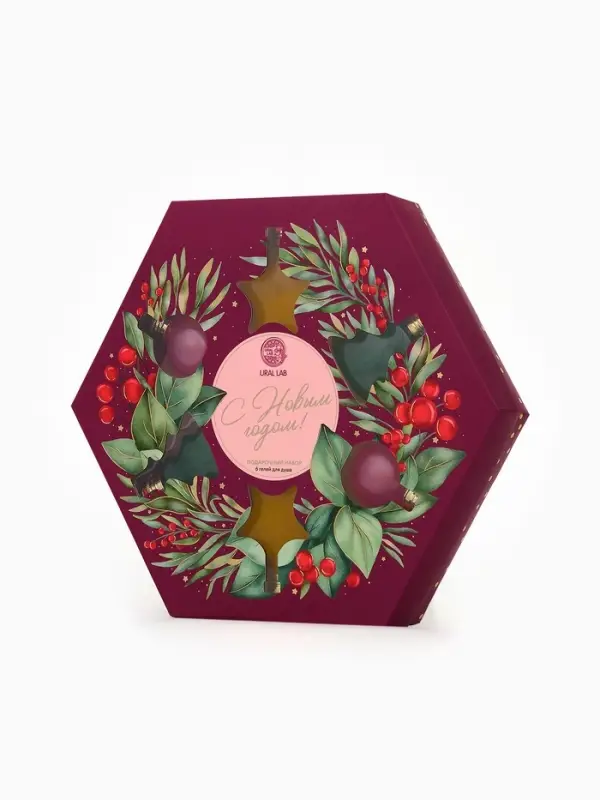 Гели для душа &laquo;С Новым годом&raquo;, набор 6х30 мл, URAL LAB
