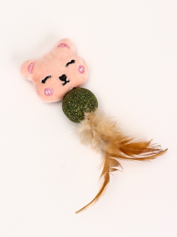 Игрушка с кошачьей мятой "Животные", 18 см, Микс видов