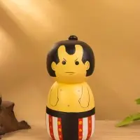 Деревянная кукла кокеши "Сумо" 7х7,5х15 см