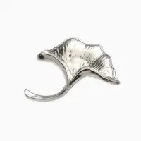 Брошь "Цветок каллы", цвет серебро