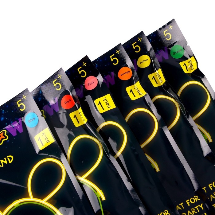 Неоновая палочка &laquo;Ободок&raquo;, цвета МИКС