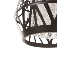 Светильник "Атом" 1х40Вт Е27 черный/золото 19х19х20+100см