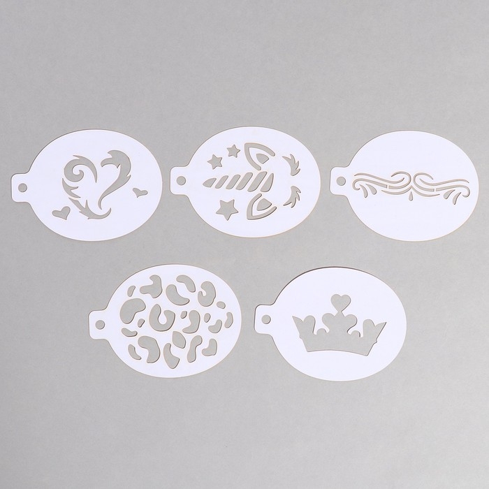 Трафареты для грима "Девочки" 15 листов, многоразовые