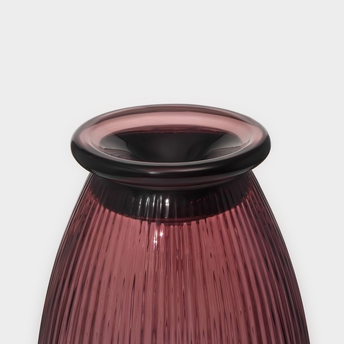 Кувшин для воды стеклянный Magistro &laquo;Грани&raquo;, 1 л, 13&times;18,5 см, цвет розовый