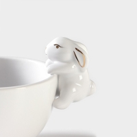 Салатник Доляна &laquo;Зайка в золотом&raquo;, 240 мл, 15,5&times;10&times;10см