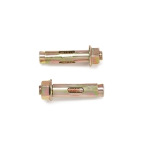 Анкерный болт ТУНДРА, с гайкой, оцинкованный,  12х60 мм, 80 шт