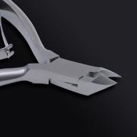 Кусачки маникюрные для кутикулы &laquo;Premium&raquo;, двойная пружина, 11,5 см, длина лезвия - 8 мм, цвет серебристый