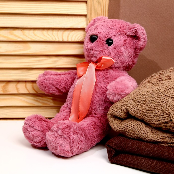 Мягкая игрушка &laquo;Мишутка с бантом&raquo;, цвета МИКС