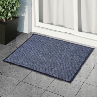 Коврик придверный влаговпитывающий, ребристый, &laquo;Стандарт&raquo;, 60&times;90 см, цвет серый
