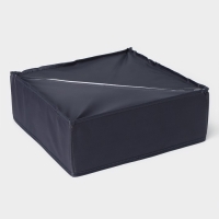 Органайзер для хранения белья LaDо́m, 16 ячеек, 32&times;32&times;12 см, цвет графитовый