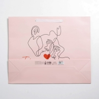 Пакет подарочный ламинированный, упаковка, &laquo;От всего сердца&raquo;, L 40 х 31 х 11,5 см