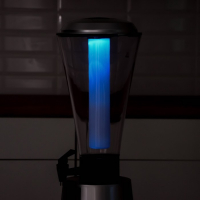 Башня пивная &laquo;Металлик&raquo;, 3 л, колба с подсветкой, 2 батарейки, цвет серебристый