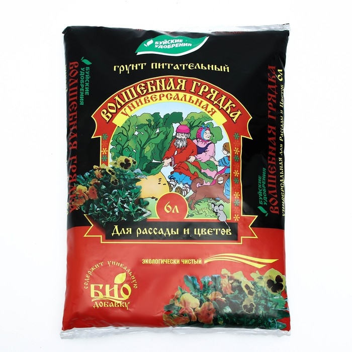 Грунт питатьельный "Волшебная грядка" универсальный, 6 л