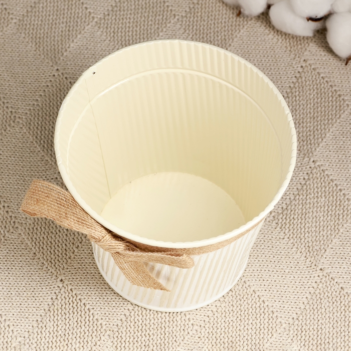 Кашпо "Ведерко Гленн" 13х13х12см