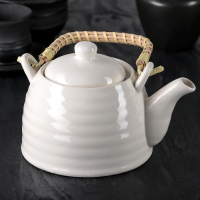 Чайник заварочный &laquo;Белые облака&raquo;, 600 мл, с металлическим ситом