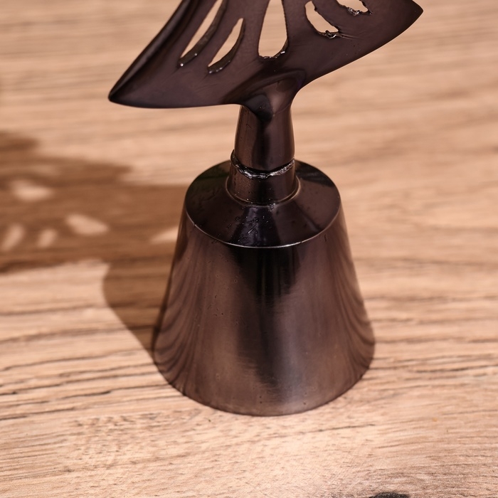 Подсвечник с колокольчиком "Ёлочка" 20 см, металл