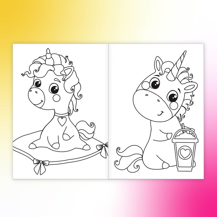 Раскраски детские набор &laquo;Для девочек&raquo;, 8 шт. по 12 стр.