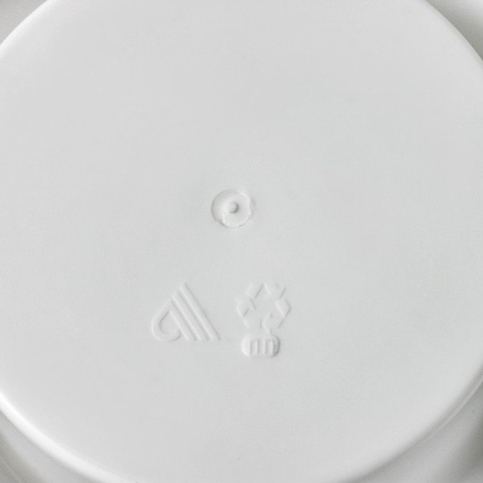 Ваза для цветов под срезку, 3 л, пластиковая, цвет белый