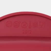 Форма для выпечки Доляна &laquo;Рулет&raquo;, силикон, 27&times;11&times;6 см, внутр.размер 22,5&times;9&times;6 см, цвет бордовый