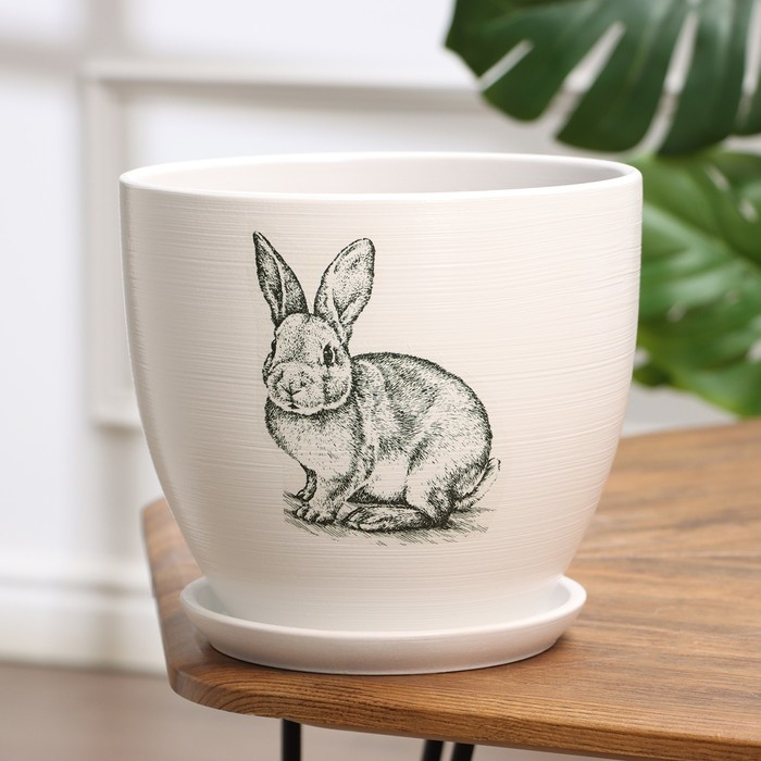 Горшок цветочный "Заяц" 5,9л