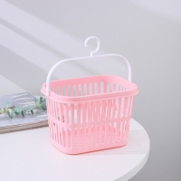 Корзина для хранения с крючком, пластик, 18&times;13&times;12 см, цвет МИКС