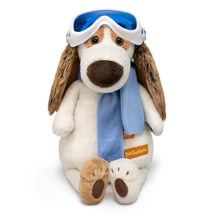 Мягкая игрушка &laquo;Бартоломей в горнолыжных очках&raquo;, 27 см
