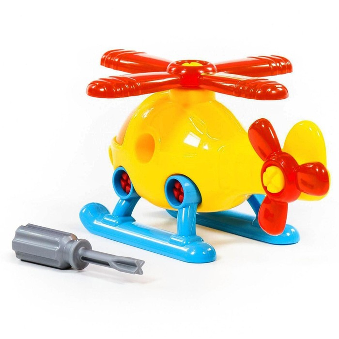 Конструктор винтовой &laquo;Вертолёт&raquo;, 16 элементов