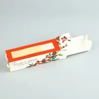 Коробка для макарун &laquo;Тепла и уюта&raquo; 18 х 5.5 х 5.5 см