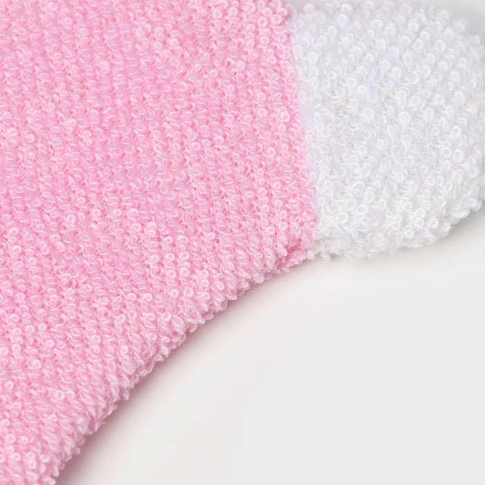 Мочалка - варежка детская для купания Доляна &laquo;Зайка&raquo;, 23 см