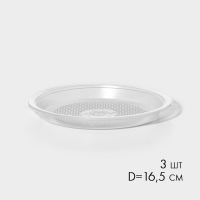 Набор пластиковой одноразовой посуды на 3 персоны Не ЗАБЫЛИ!