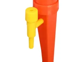 Автополив для комнатных растений под бутылку, регулируемый, с краном, пластик, высота 15 см, МИКС, Greengo