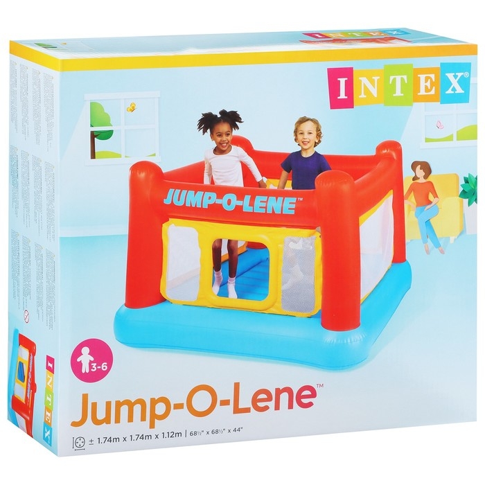 Игровой центр, батут &laquo;Ринг&raquo;, 174 х 174 х 112 см, от 3-6 лет, 48260NP INTEX