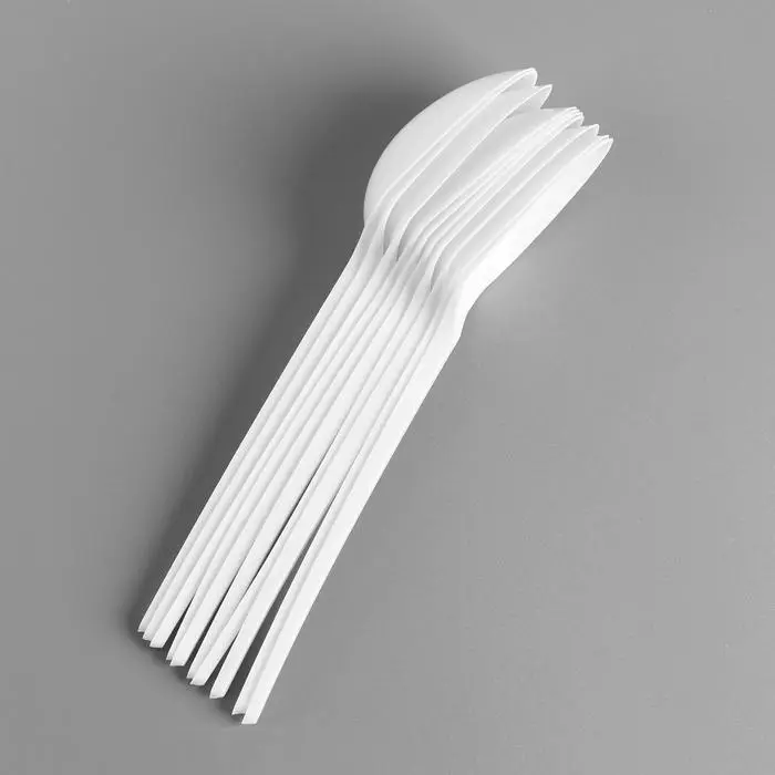 Набор одноразовой посуды &laquo;Ложка&raquo; белый, 16.5 см, 10 шт.