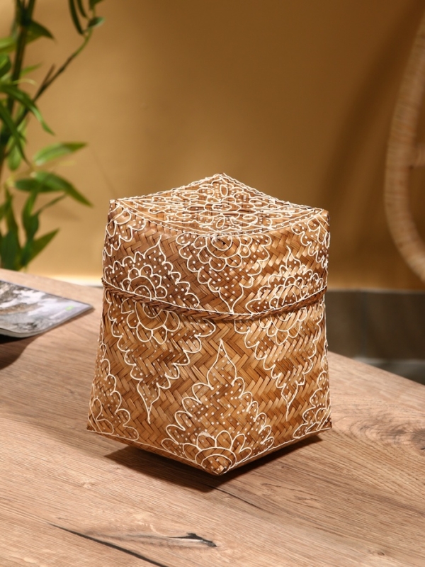 Корзинка плетеная "Морокко" 14х14х23 см