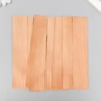 Фитиль для свечи дерево без держателя 3х15 см