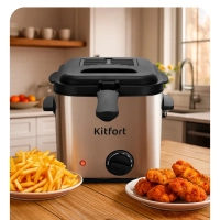 Фритюрница электрическая со съемной чашей КТ-6541 - 800 Вт