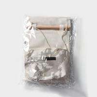 Органайзер подвесной с карманами Доляна &laquo;Мрамор&raquo;, 3 отделения, 20&times;58 см, цвет бежевый