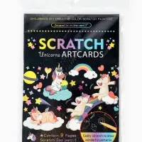 Гравюра блокнот "Единороги", 9 листов, штихель