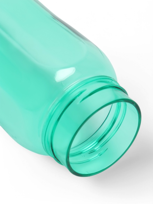 Бутылка для воды спортивная прозрачная, 450 мл, 20 х 8 см, бирюзовая