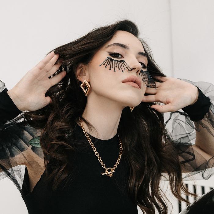 Серьги металл &laquo;Геометрия&raquo; симбиоз, цвет золото