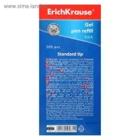 Стержень гелевый ErichKrause Standard, 0.5 мм, длина 1299 мм, для ручек R-301 Gel Matic и других, чернила чёрные